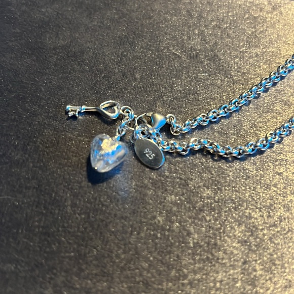 Gineva Key to my Heart Murano glass Bracelet - Picture 3 of 5